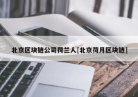 北京区块链公司荷兰人[北京荷月区块链]